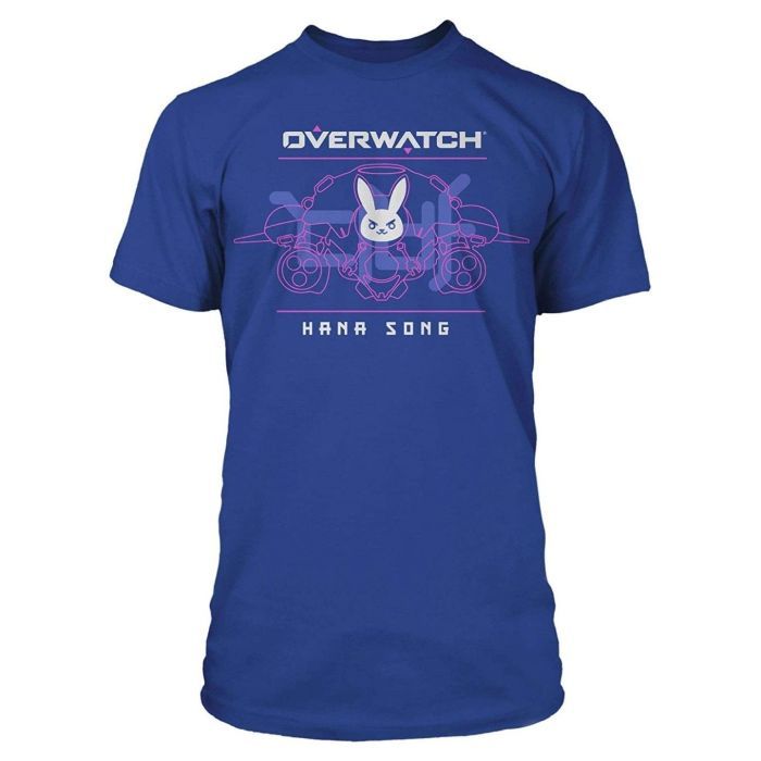Футболка Jinx Overwatch - Battle Meka D.Va Premium Tee Royal Blue, M (JINX-9214M)