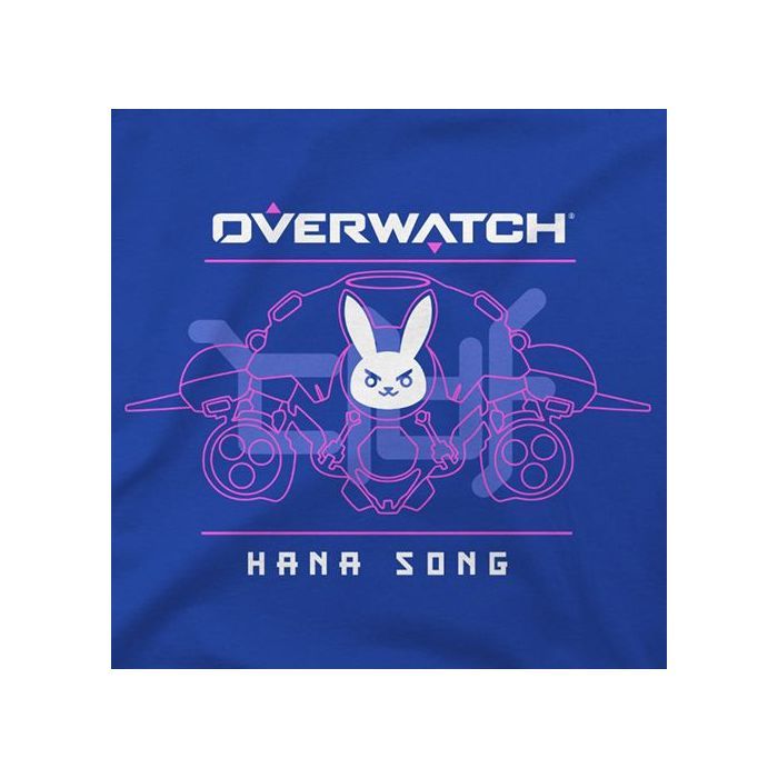 Футболка Jinx Overwatch - Battle Meka D.Va Premium Tee Royal Blue, M (JINX-9214M) изображение 3