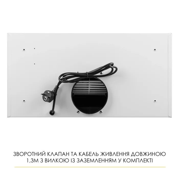 Витяжка кухонна Weilor LUMINA WBG 65 WHITE (5905538401990) зображення 11