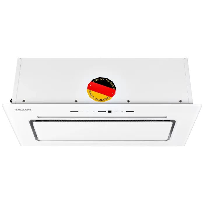 Витяжка кухонна Weilor LUMINA WBG 65 WHITE (5905538401990)