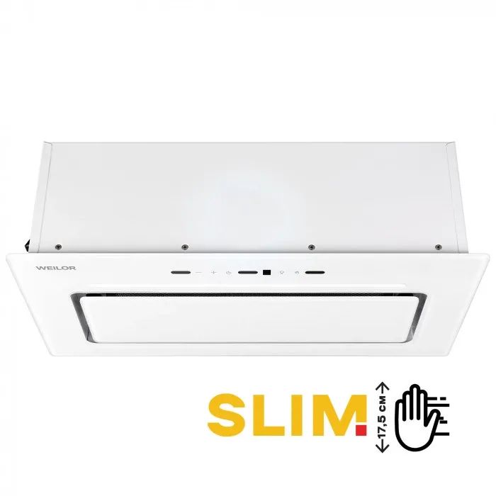 Витяжка кухонна Weilor LUMINA WBG 65 WHITE (5905538401990)