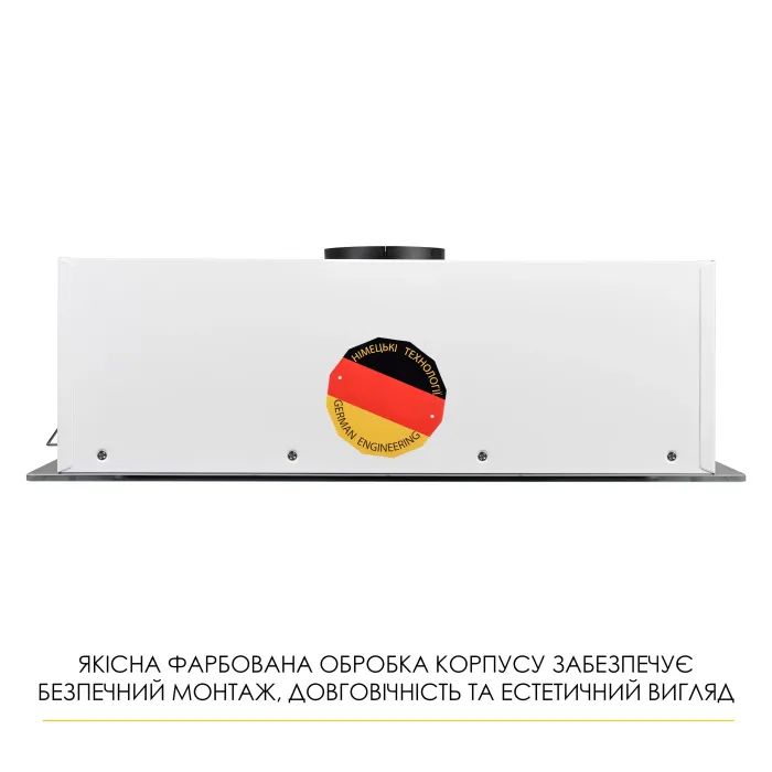 Витяжка кухонна Weilor LUMINA WBG 65 WHITE (5905538401990) зображення 4