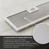 Витяжка кухонна Weilor LUMINA WBG 65 WHITE (5905538401990) зображення 9