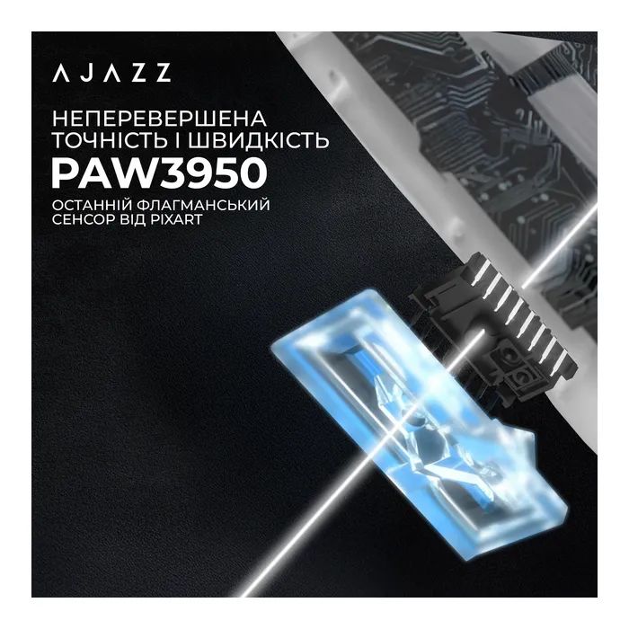 Мышка Ajazz AJ159 APEX Wireless/Bluetooth/USB White (AJM159-A-W) изображение 10