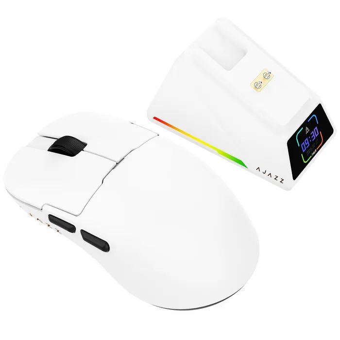 Мышка Ajazz AJ159 APEX Wireless/Bluetooth/USB White (AJM159-A-W) изображение 2