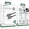 Дата кабель USB-C to USB-C 1.2m 3A aluminum alloy C20-03 Black Acefast (6974316283775) изображение 5
