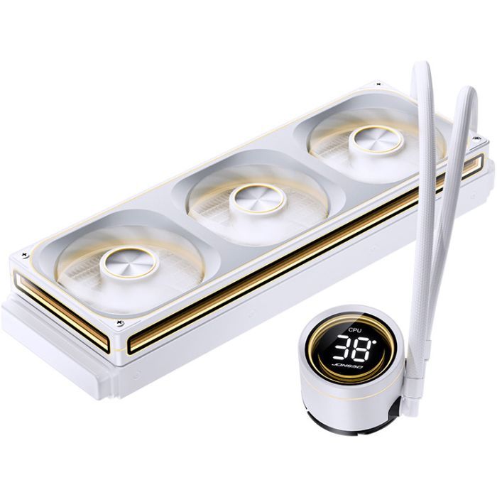 Система жидкостного охлаждения JONSBO TH-360 White изображение 4