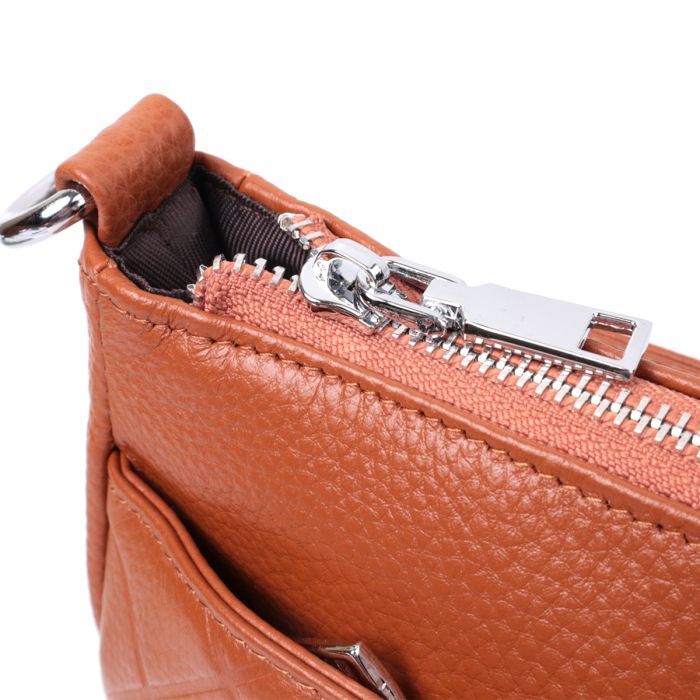 Сумка Vintage Из натуральной кожи Рыжая (22804) изображение 5