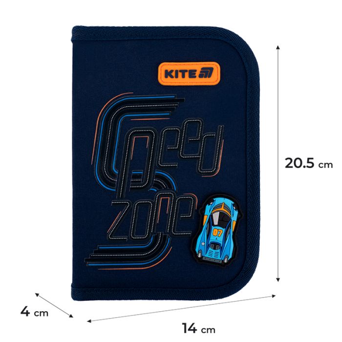 Пенал Kite 622 Speed Zone, 1 відділення, 2 відворот (K25-622-4) изображение 2