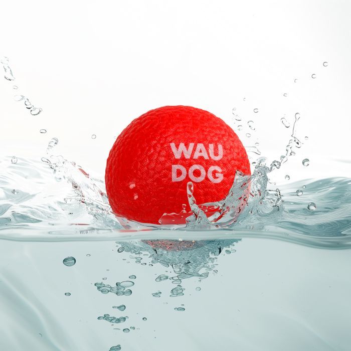 Іграшка для собак WAUDOG Fun Red Ball 70 мм (6001) зображення 4