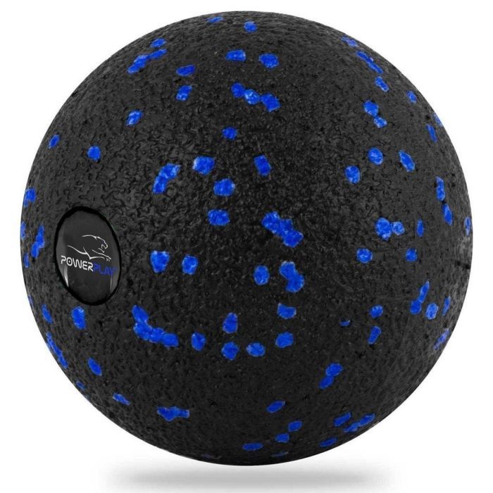 Массажный мяч PowerPlay PP_4090 EPP набір 2 шт Чорно-синій (PP_4090_Blue) изображение 3