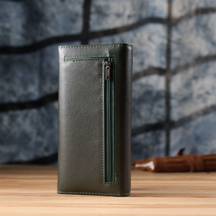 Кошелек ST Leather Из натуральной кожи Зеленый (23067) изображение 11