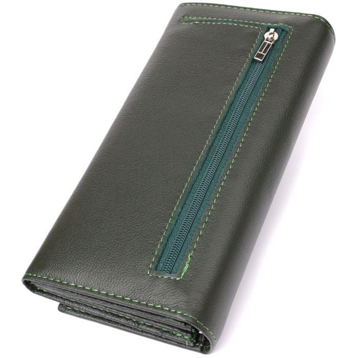 Кошелек ST Leather Из натуральной кожи Зеленый (23067) изображение 2