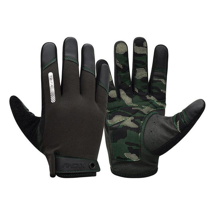Перчатки для фитнеса RDX T2 Touch Screen Friendly Full Fingerf Army Green S (WGA-T2FA-S)