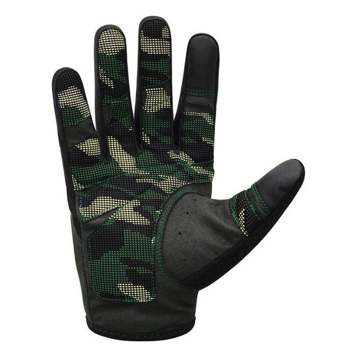 Перчатки для фитнеса RDX T2 Touch Screen Friendly Full Fingerf Army Green S (WGA-T2FA-S) изображение 2