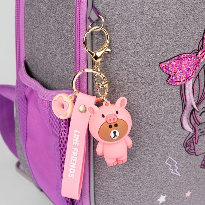 Брелок Yes колекція Piggy Brown Line Friends (559363) зображення 3