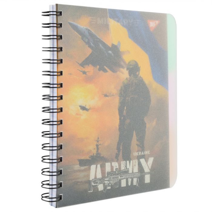 Блокнот Yes А5 Army Ukraine 144 аркуша пластикова обкладинка (681959) зображення 3