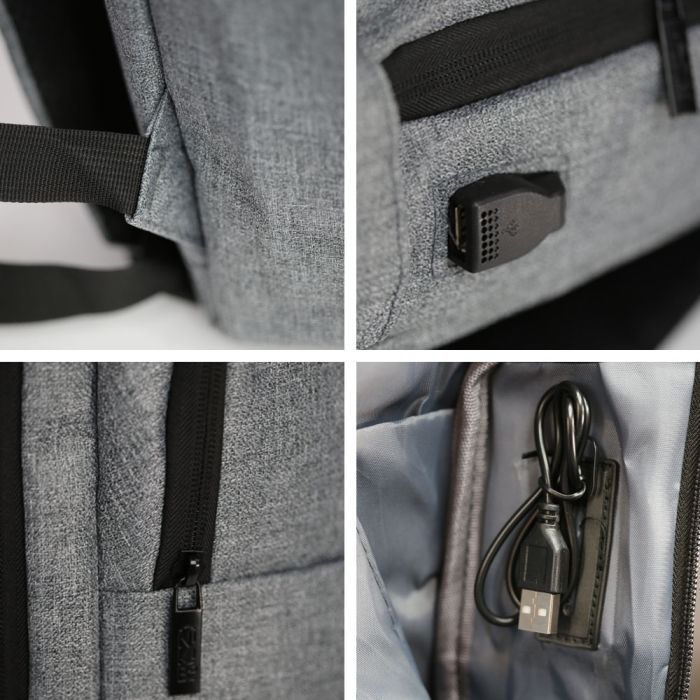 Рюкзак туристический NikiBo Sleek 15л сірий (30010805-07) изображение 4