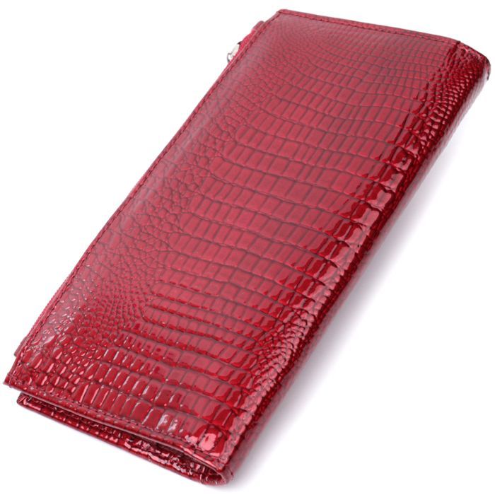 Гаманець ST Leather З натуральної шкіри Червоний (22715) зображення 2