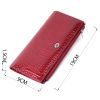 Гаманець ST Leather З натуральної шкіри Червоний (22715) зображення 3