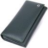 Гаманець ST Leather З натуральної шкіри Зелений (23099)