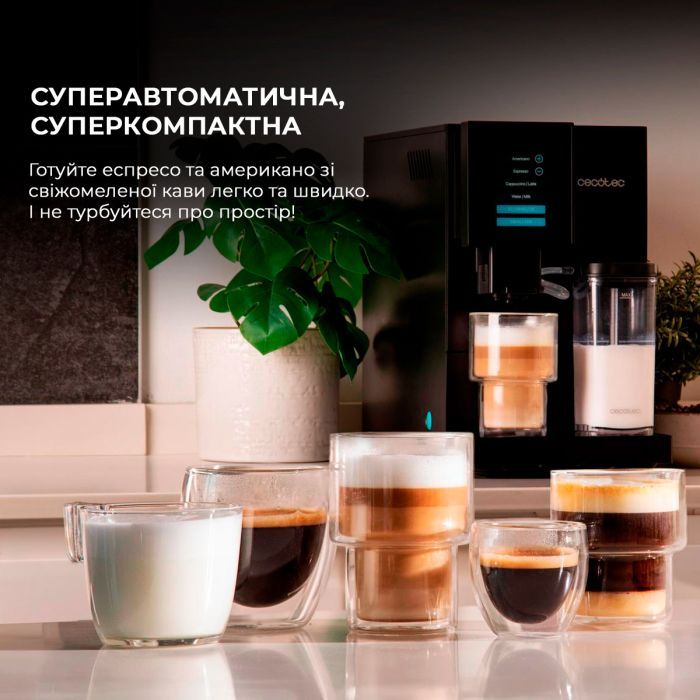 Кавомашина Cecotec Cremmaet Compactccino Black (A01_EU01_105452) зображення 2