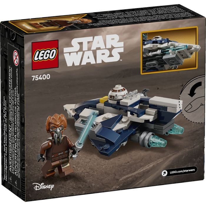 Конструктор LEGO Star Wars Джедайский звездный микроистребитель Пло Куна (75400) изображение 6