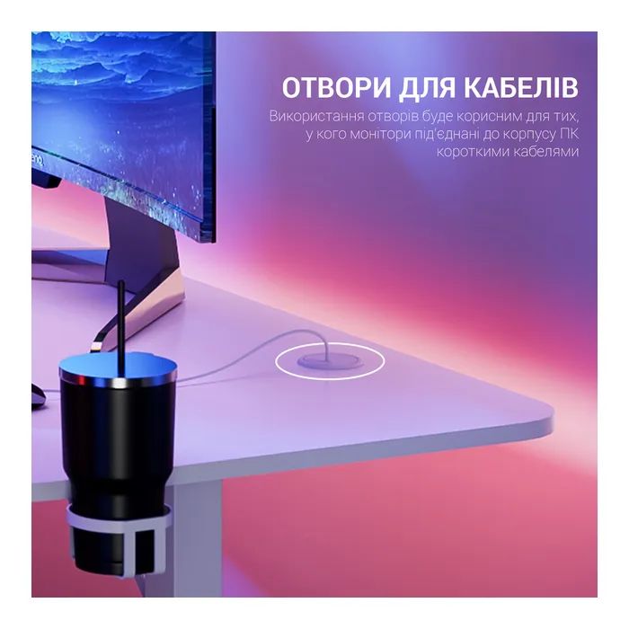 Компьютерный стол GamePro GDC216W White (GDC216W) изображение 10