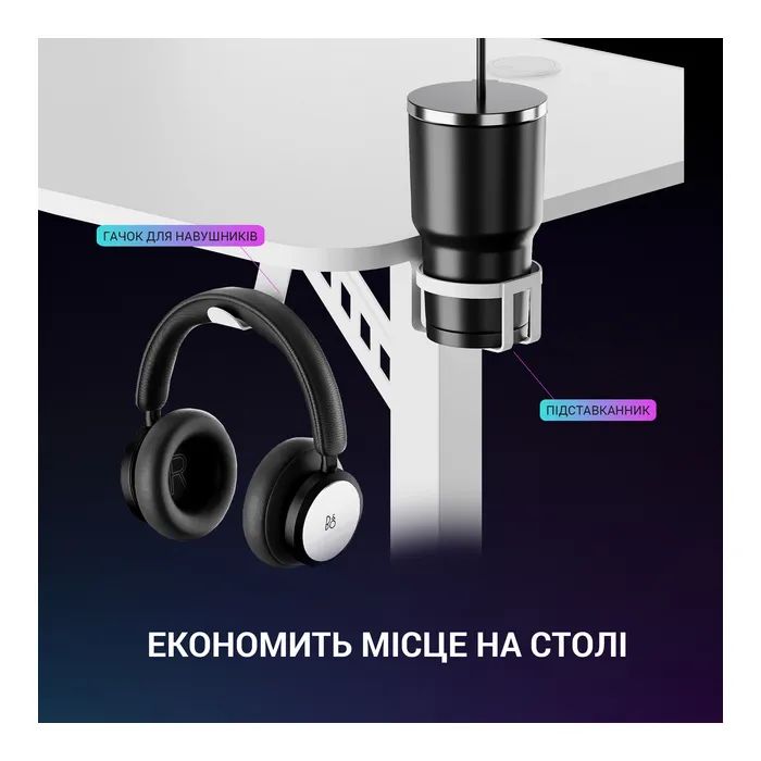 Компьютерный стол GamePro GDC216W White (GDC216W) изображение 11