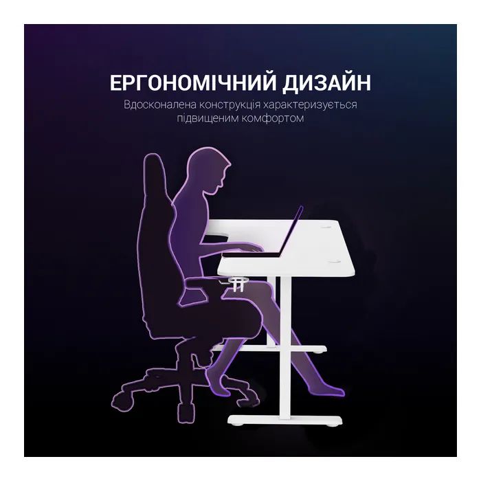 Компьютерный стол GamePro GDC216W White (GDC216W) изображение 8