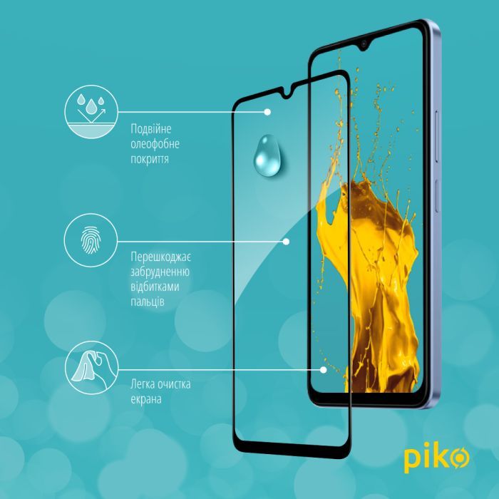 Скло захисне Piko Full Glue Xiaomi Redmi A3 Black (1283126591228) зображення 4
