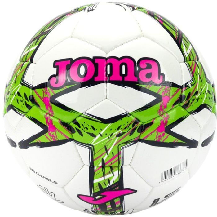 М'яч футбольний Joma Dal III 401412.206 білий, червоний, салатовий Уні 5 (8445954786723)