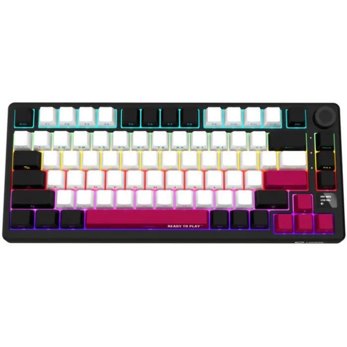 Клавіатура Lorgar KBP7075W Pro RGB Wireless/Bluetooth/USB UA Beige (LRG-KBP7075W-RT-US)