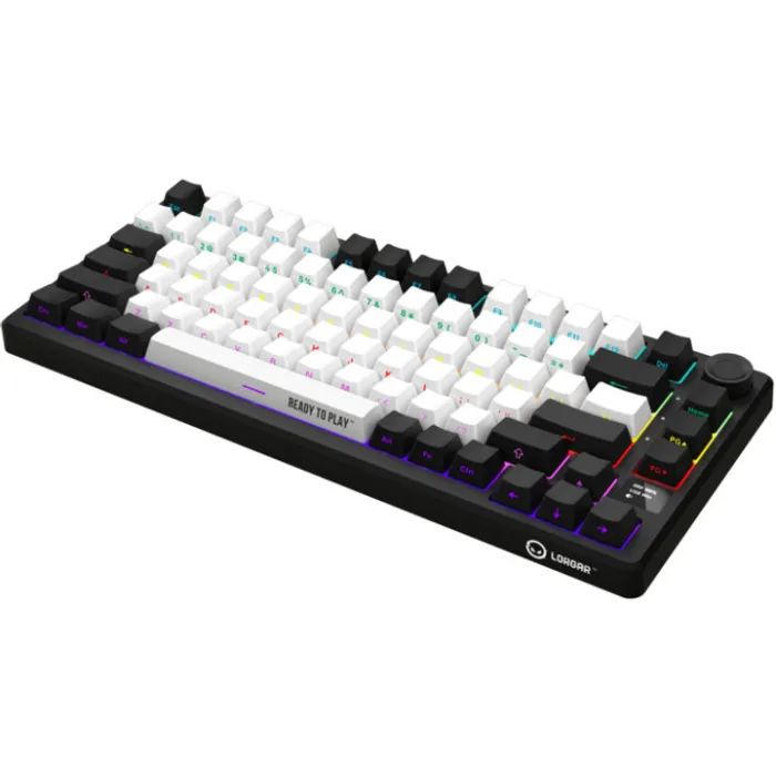 Клавіатура Lorgar KBP7075W Pro RGB Wireless/Bluetooth/USB UA Beige (LRG-KBP7075W-RT-US) зображення 4