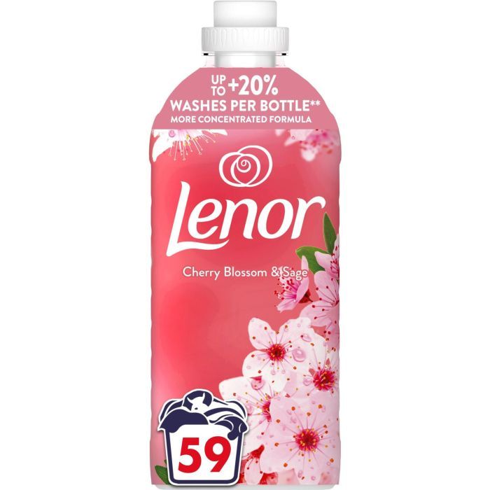 Кондиционер для белья Lenor Вишневый цвет и шалфей 1.239 л (8700216723602)