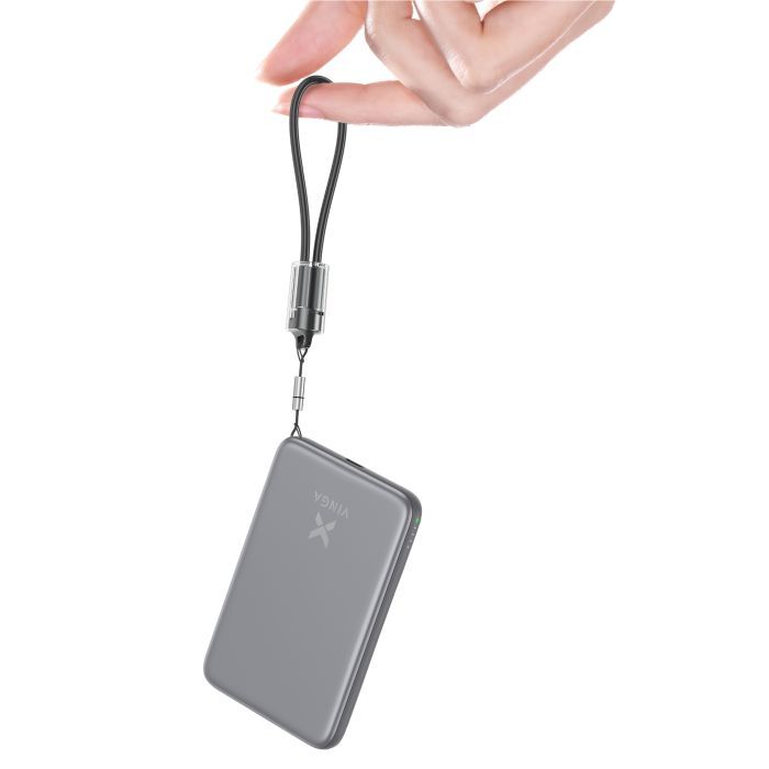 Батарея універсальна Vinga 5000 mAh 20W/15W Wireless (VPBB520WL) зображення 4