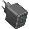 Зарядное устройство HOCO CS14A Ocean 1xUSB-C PD20W + 1xUSB QC3.0 Black (6942007603898) изображение 2