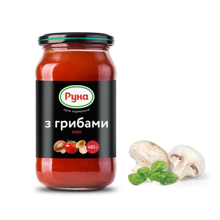 Соус Руна З грибами 485 г (4820015944641) зображення 2
