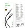 Кабель мультимедийный Lightning to 3.5mm M 1.0m grey BOROFONE (6941991118975) изображение 7