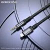 Кабель мультимедийный Lightning to 3.5mm M 1.0m grey BOROFONE (6941991118975) изображение 9