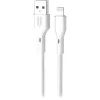 Дата кабель USB 2.0 AM to Lightning 1.0m white XO (NB230-AI.white)