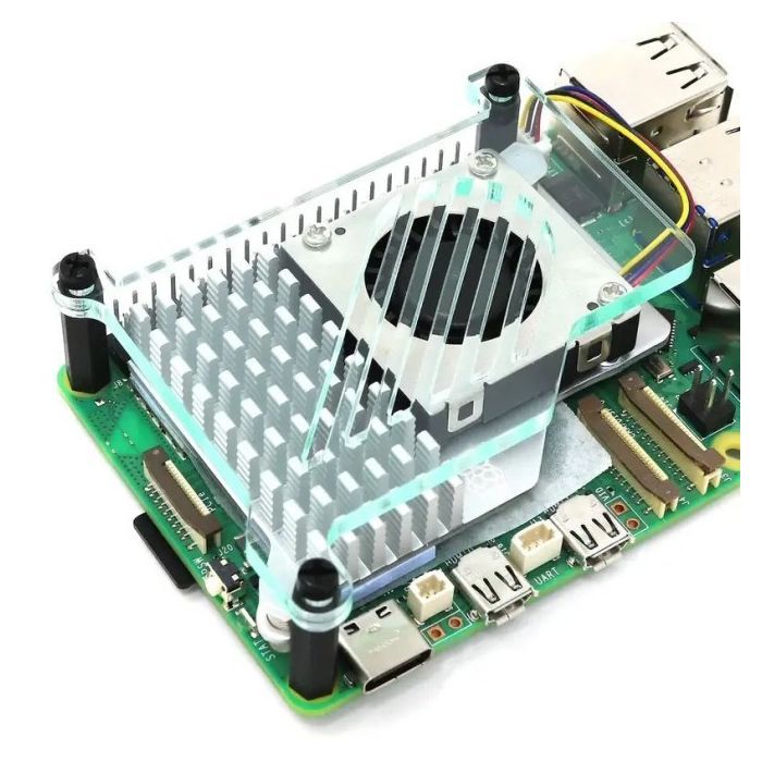 Додаткове обладнання для Мікро ПК Pi HUT Захист для Raspberry Pi Active Cooler (TPH-071) зображення 2