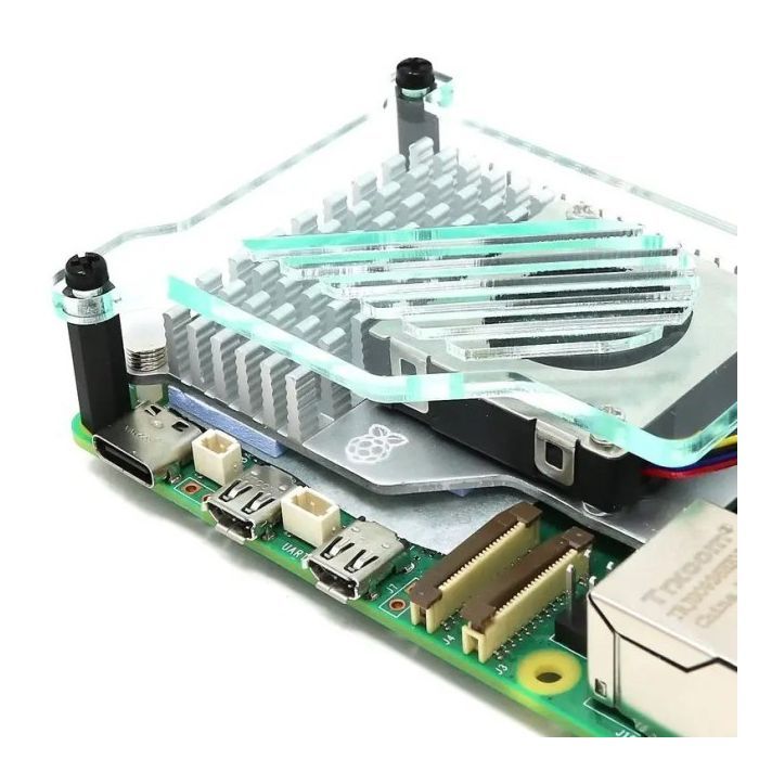 Додаткове обладнання для Мікро ПК Pi HUT Захист для Raspberry Pi Active Cooler (TPH-071) зображення 3