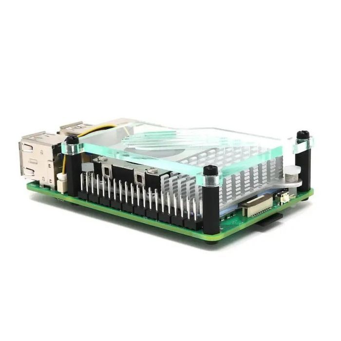 Додаткове обладнання для Мікро ПК Pi HUT Захист для Raspberry Pi Active Cooler (TPH-071) зображення 5