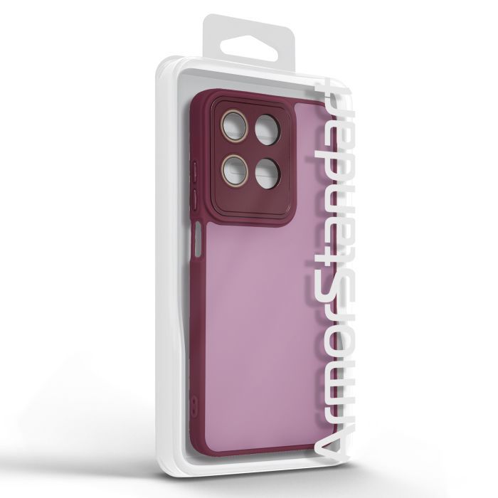 Чохол до мобільного телефона Armorstandart ShadeX Motorola G15 / G15 Power Wine Red (ARM83023) зображення 3