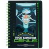 Блокнот Kite на спирали A5 Rick and Morty , 80 листов, клетка (RM24-190)