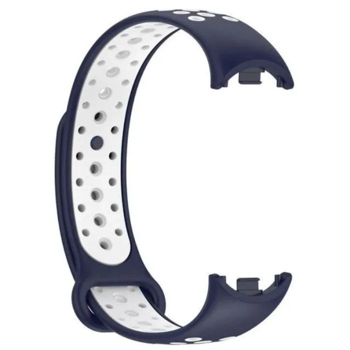 Ремінець до фітнес браслета BeCover Vents Style для Xiaomi Mi Smart Band 10 Black-Green (713629) зображення 5