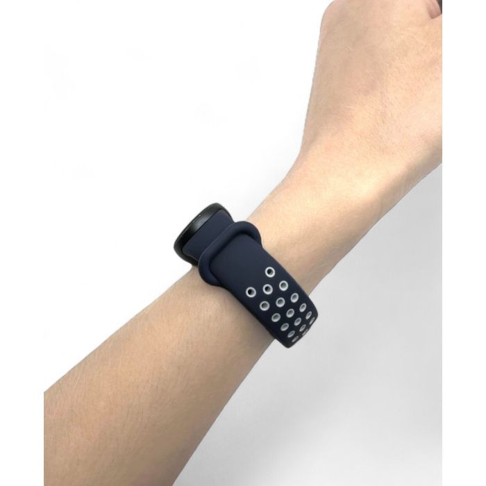 Ремінець до фітнес браслета BeCover Vents Style для Xiaomi Mi Smart Band 10 Black-Green (713629) зображення 7
