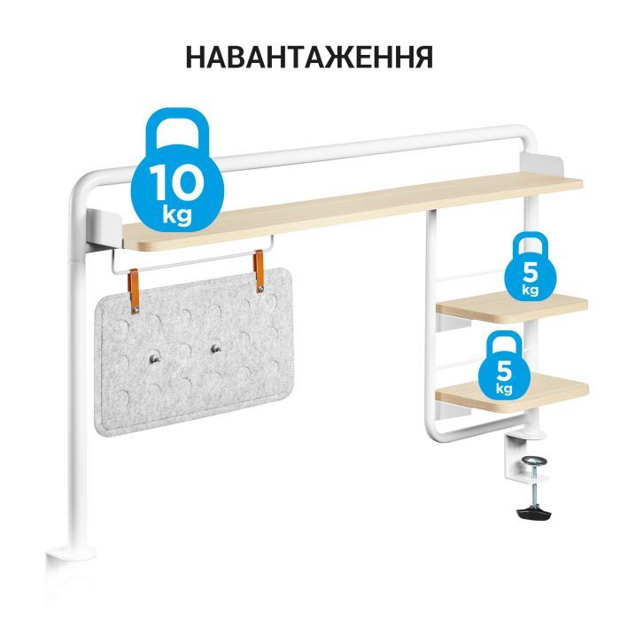 Органайзер для столу OfficePro полиця-органайзер DS253B (DS253B) зображення 4