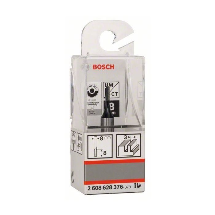 Фреза Bosch Professional паз с одним лезвием, Std, S8, D3, L8 (2.608.628.376) изображение 5